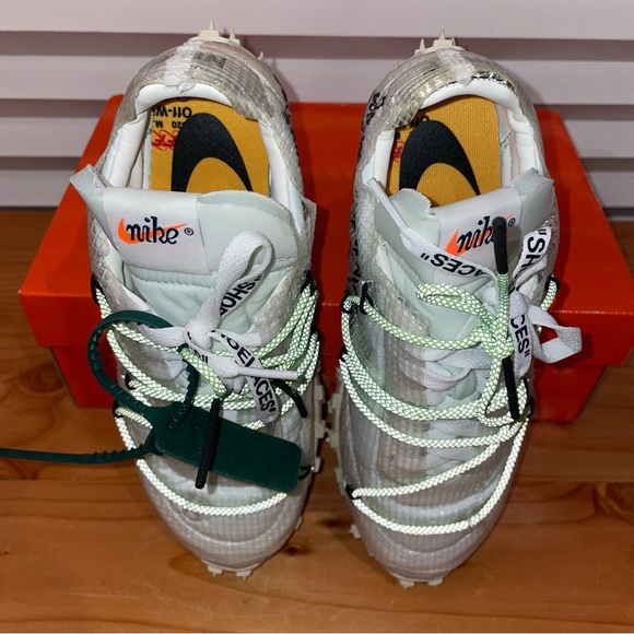 NIKE OFF-WHITE WAFFLE RACER Women’s Size 8/Men’s Size 6.5 CD8180-100 - Picture 8 of 11